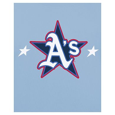 Men's New Era Light Blue Athletics 2025 MLB All-Star Game Workout T-Shirt