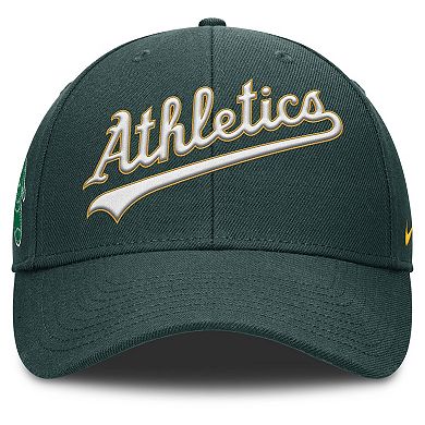 Men's Nike Green Athletics Rise Gaberdine Adjustable Hat