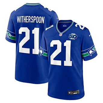 Men's Nike Devon Witherspoon Royal Seattle Seahawks Alternate 50th Season Game Jersey