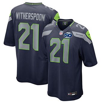 Men's Nike Devon Witherspoon College Navy Seattle Seahawks Team 50th Season Game Jersey