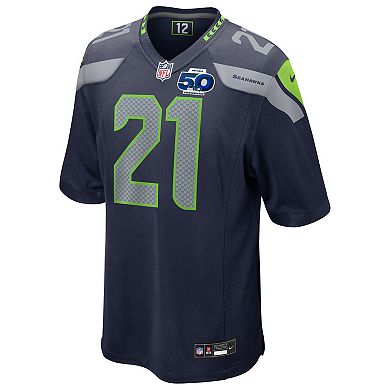 Men's Nike Devon Witherspoon College Navy Seattle Seahawks Team 50th Season Game Jersey