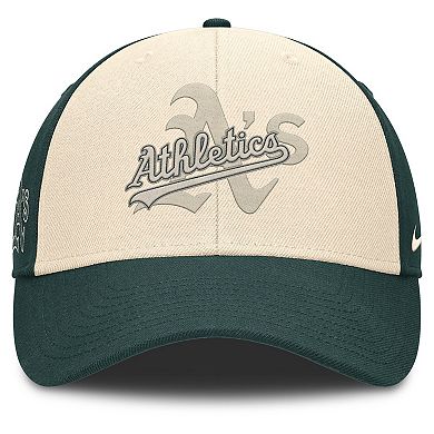 Men's Nike Green/Natural Athletics Statement Club Performance Adjustable Hat