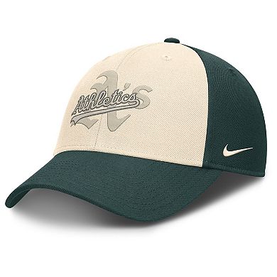 Men's Nike Green/Natural Athletics Statement Club Performance Adjustable Hat