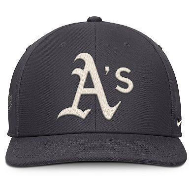 Men's Nike Anthracite Athletics Statement Pro Snapback Hat