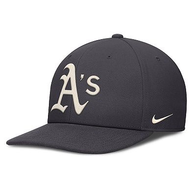 Men's Nike Anthracite Athletics Statement Pro Snapback Hat