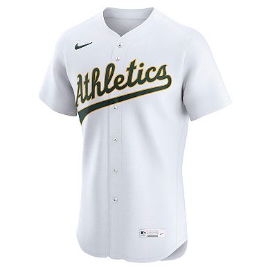 Men's Nike White Athletics Home Elite Jersey
