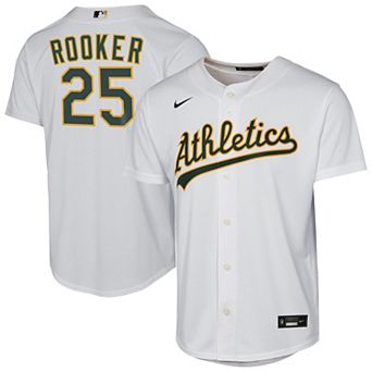 Youth Nike Brent Rooker White Athletics Home Replica Jersey