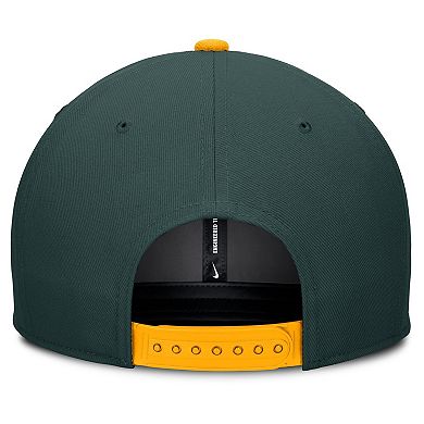 Men's Nike Green/Gold Athletics Pro Performance Snapback Hat
