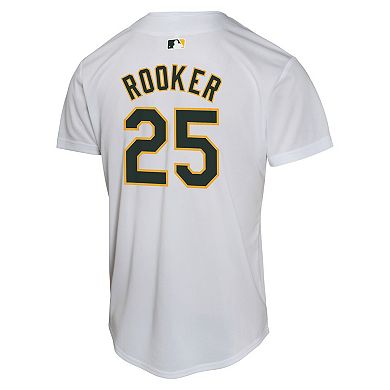 Youth Nike Brent Rooker White Athletics Home Player Game Jersey