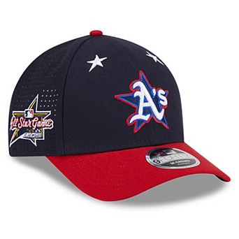 Men's New Era Navy/Red Athletics 2025 MLB All-Star Game Workout 9FORTY M-Crown Adjustable Hat