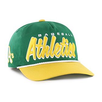 Men's '47 Kelly Green Athletics Dropshadow Rope Hitch Adjustable Hat