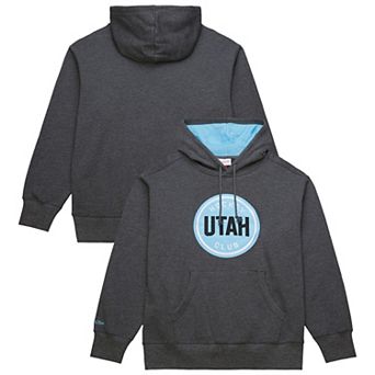 Men's Mitchell & Ness Anthracite Utah Hockey Club Playoff Pullover Hoodie