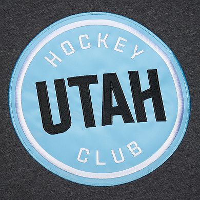 Men's Mitchell & Ness Anthracite Utah Hockey Club Playoff Pullover Hoodie