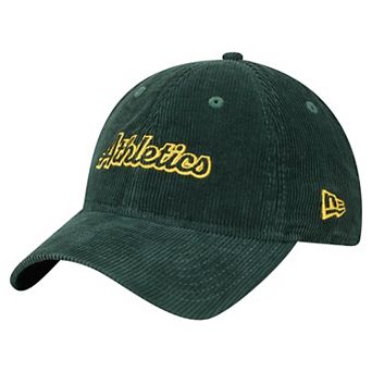 Women's New Era Green Athletics Corduroy 9TWENTY Adjustable Hat