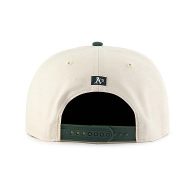 Men's '47 Cream Athletics Payson Captain Adjustable Hat