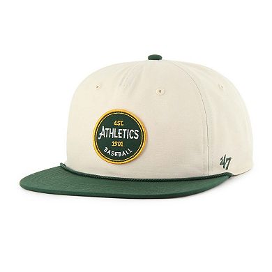 Men's '47 Cream Athletics Payson Captain Adjustable Hat