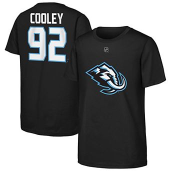 Youth Outerstuff Logan Cooley Black Utah Mammoth Name & Number T-Shirt