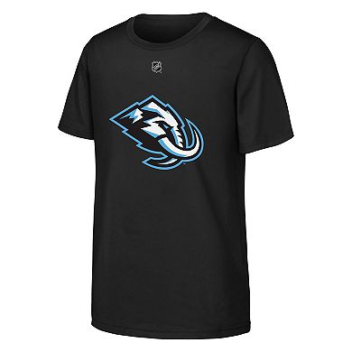 Youth Outerstuff Logan Cooley Black Utah Mammoth Name & Number T-Shirt