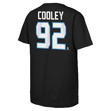 Youth Outerstuff Logan Cooley Black Utah Mammoth Name & Number T-Shirt