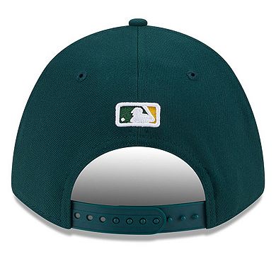 Men's New Era Green Athletics Player Replica 9FORTY Adjustable Hat