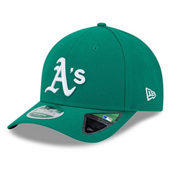 Men's New Era Kelly Green Athletics Player Replica 9FORTY Adjustable Hat