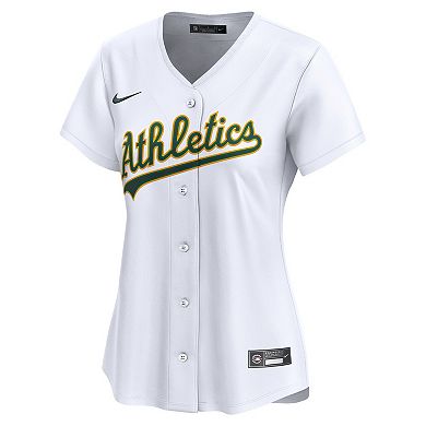 Women's Nike White Athletics Home Limited Jersey