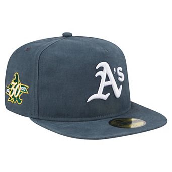 Men's��New Era Dark Green Athletics Championship Side Flag A-Frame 59FIFTY Fitted Hat