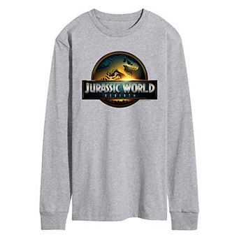 Men's Jurassic World Rebirth Logo Long Sleeve Graphic Tee