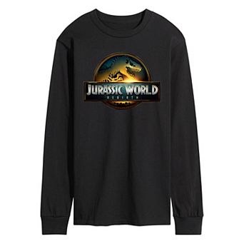 Men's Jurassic World Rebirth Logo Long Sleeve Graphic Tee