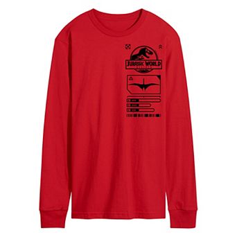 Men's Jurassic World Rebirth Icons Long Sleeve Graphic Tee