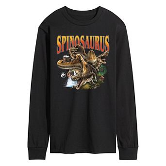 Men's Jurassic World Rebirth Spinosaurus Long Sleeve Graphic Tee