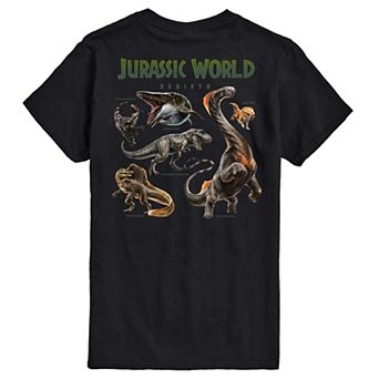 Men's Jurassic World Rebirth Dinosaur Graphic Tee