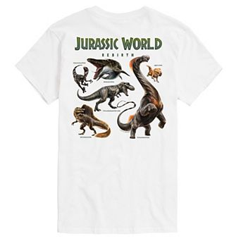 Men's Jurassic World Rebirth Dinosaur Graphic Tee