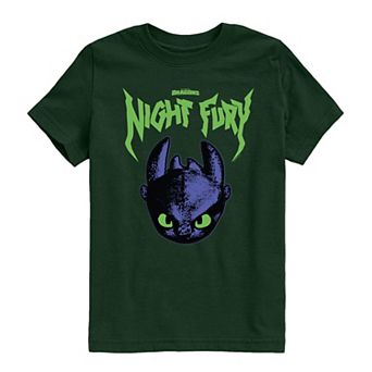 Boys 8-20 How To Train Your Dragon Night Fury Graphic Tee