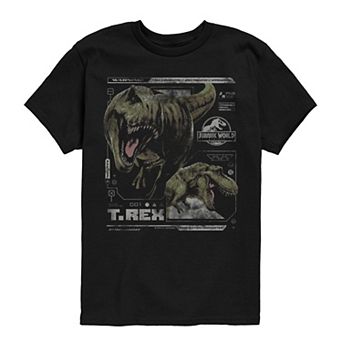 Boys 8-20 Jurassic World Rebirth T-Rex Graphic Tee
