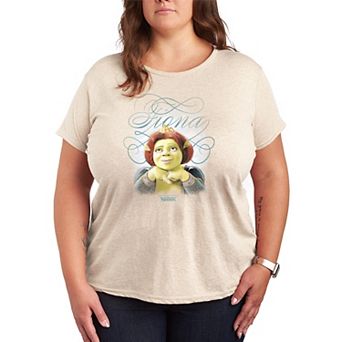 Plus Size Shrek Pastel Fiona Graphic Tee