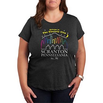 Plus Size The Office The Electric City Scranton Pa Graphic Tee