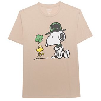 Big & Tall Lucky Clovers Peanuts Snoopy & Woodstock Graphic Tee