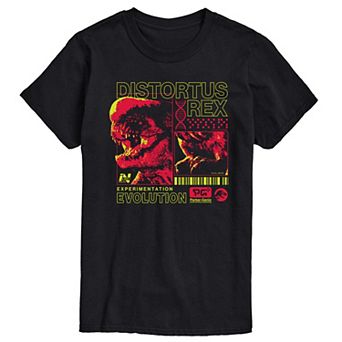 Big & Tall Jurassic World Rebirth Distortus Rex Graphic Tee