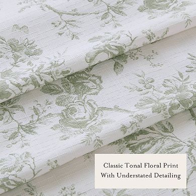 Laura Ashley Walled Garden Floral Shower Curtain