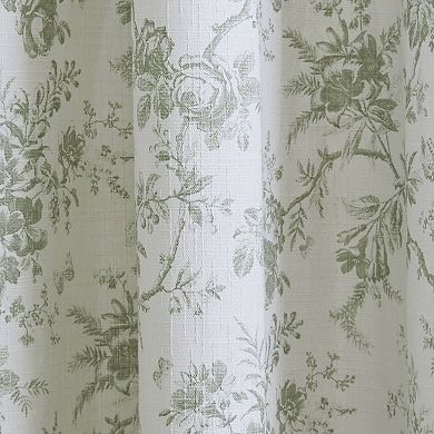 Laura Ashley Walled Garden Floral Shower Curtain