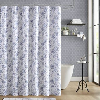 Laura Ashley Walled Garden Floral Shower Curtain