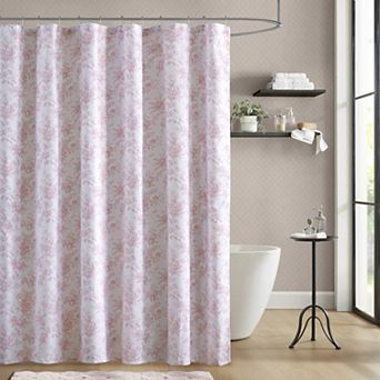 Laura Ashley Walled Garden Floral Shower Curtain
