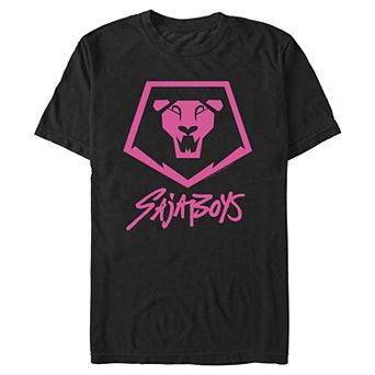 Men's KPop Saja Boys Lion Stamp Graphic Tee