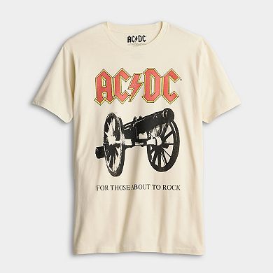 Men's ACDC "For Those About To Rock" Cannon Shine Graphic T-Shirt