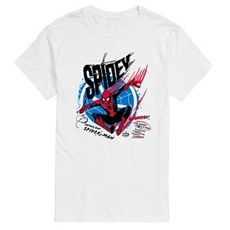 Men's Marvel Spider-Man Spidey Swing On Graphic Tee