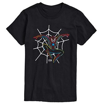 Men's Marvel Spider-Man Neon Graphic Tee