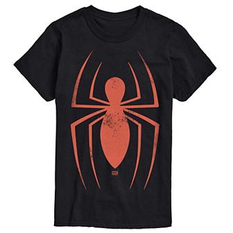 Men's Marvel Spider-Man Distressed Symbol Graphic Tee