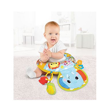 Winfun Jungle Fun 2-in-1 Support Tummy Time Pillow