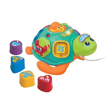 Winfun Bilingual Pull Along Sort 'N Learn Turtle Toy